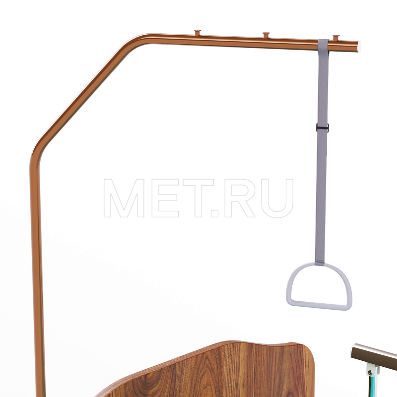 MET РЕВЕЛ НЬЮ (REVEL NEW) Медицинская кровать для лежачих больных с  USB, электрорегулировками, переворотом и туалетом (с матрасом) МЕТ